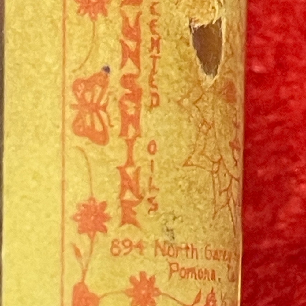 sunshine essential oil VTG 70s mega rare oil of myrrh 75% full all natural OOAK - Picture 5 of 12